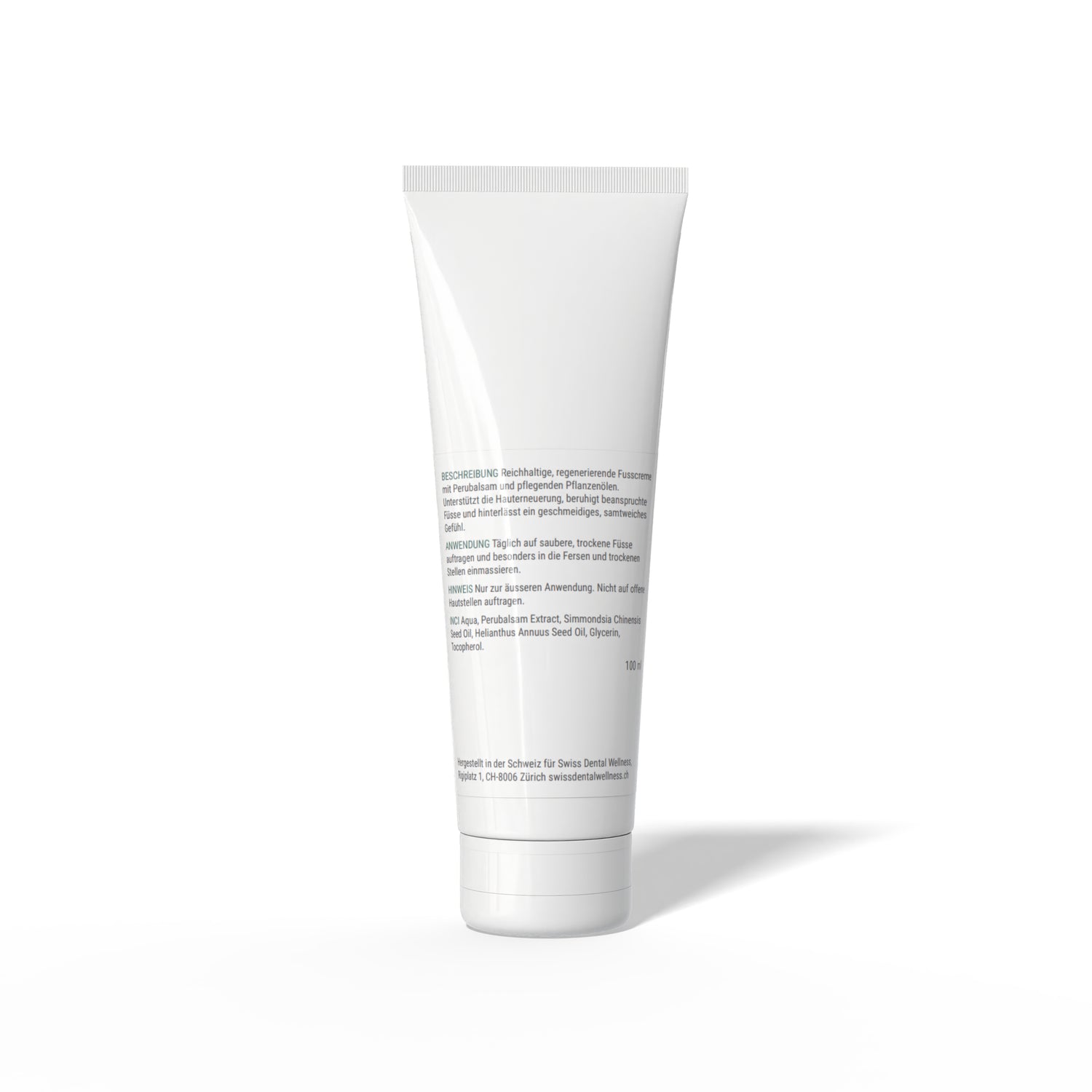 Fusscreme mit Perubalsam (100 ml) | Swiss Dental Wellness (SDW)