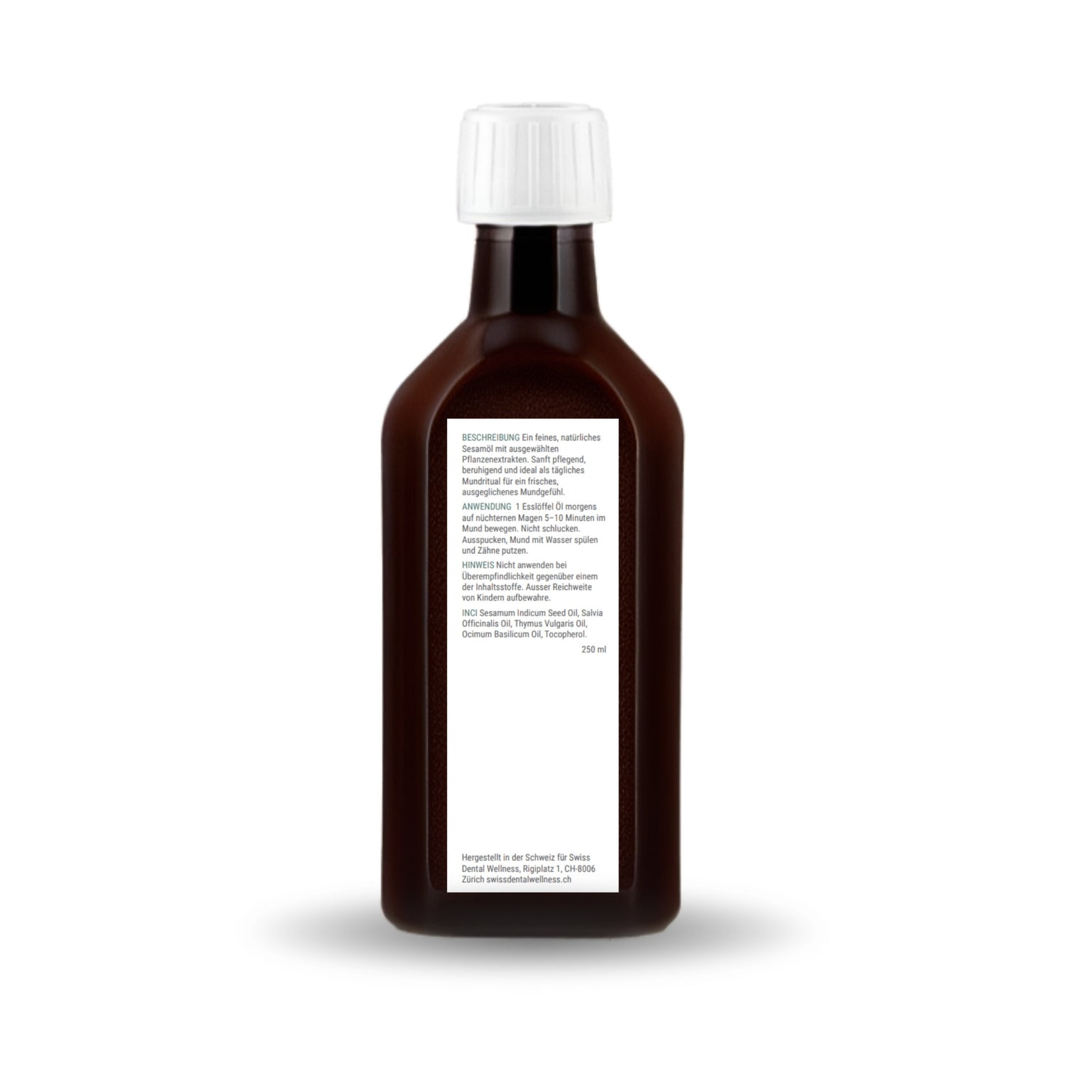 Mundöl – Sesamöl Basis (250 ml) | Swiss Dental Wellness (SDW)