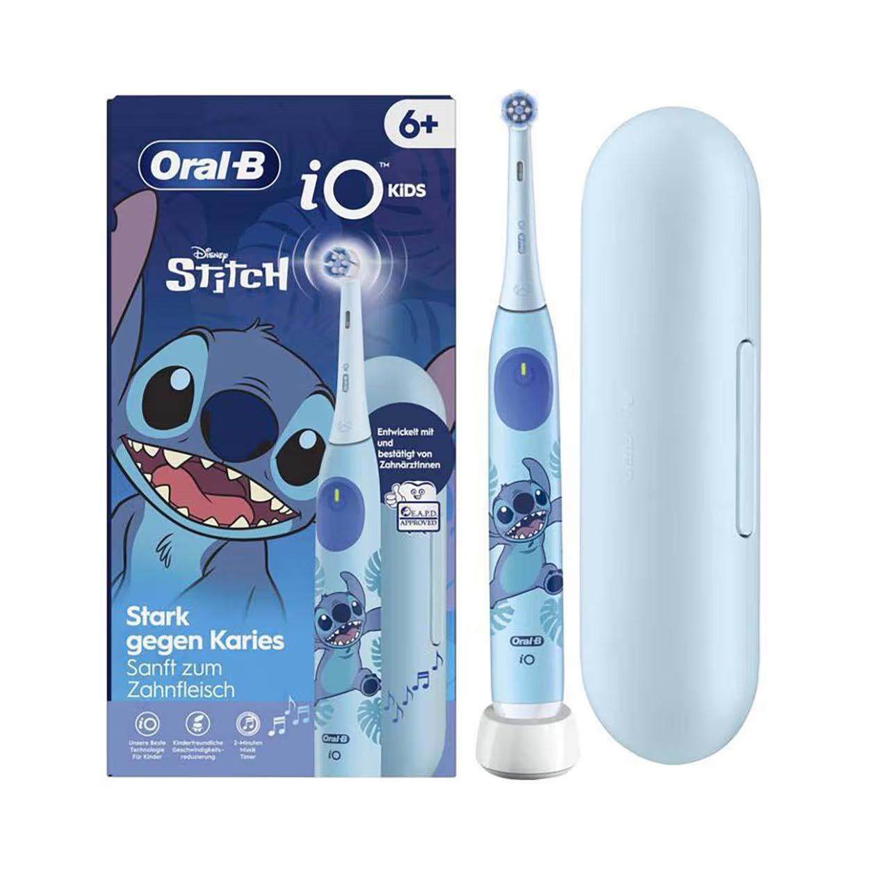 Oral-B iO Kids elektrische Zahnbürste Stitch (Blau)