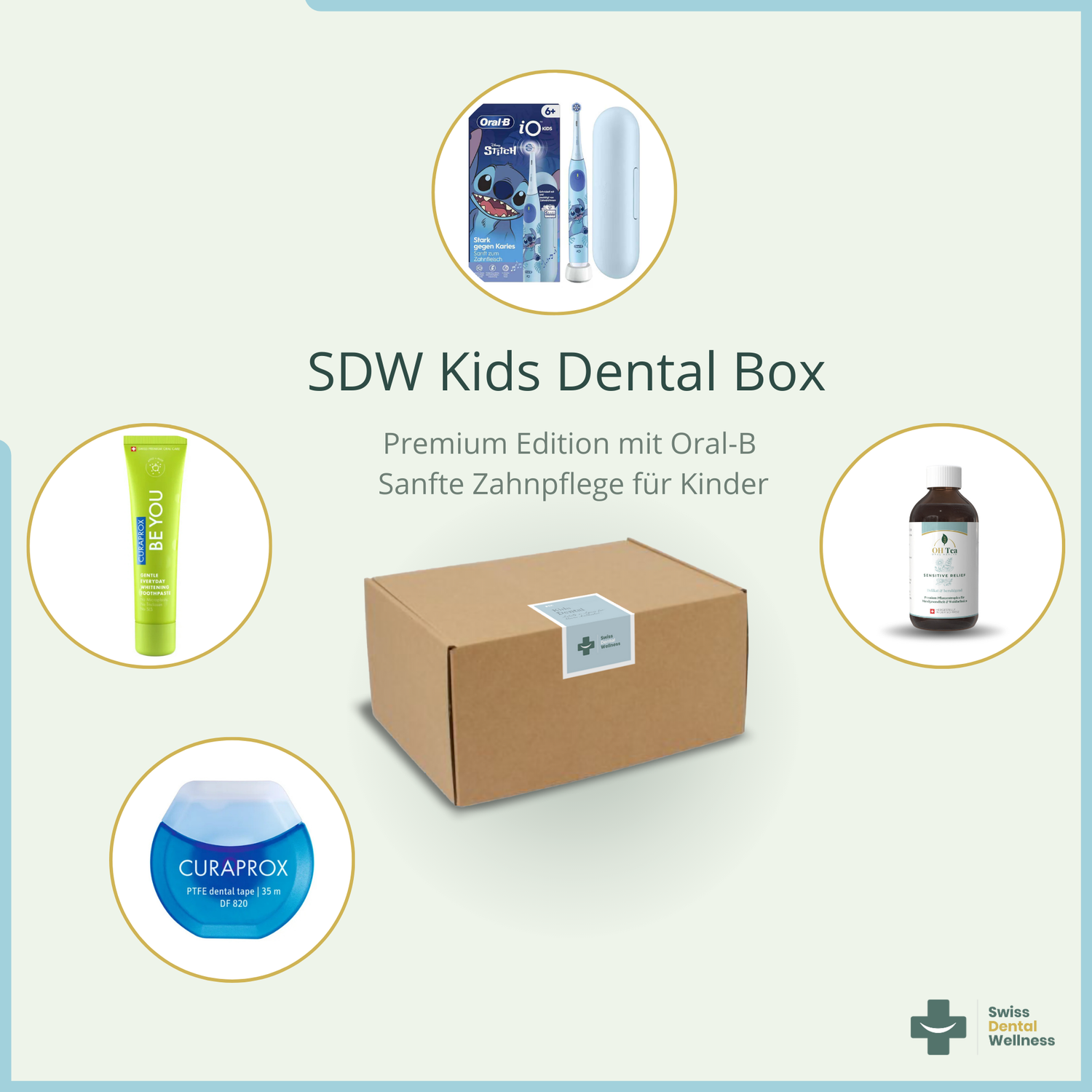 SDW Kids Dental Box – Premium Edition mit Oral-B