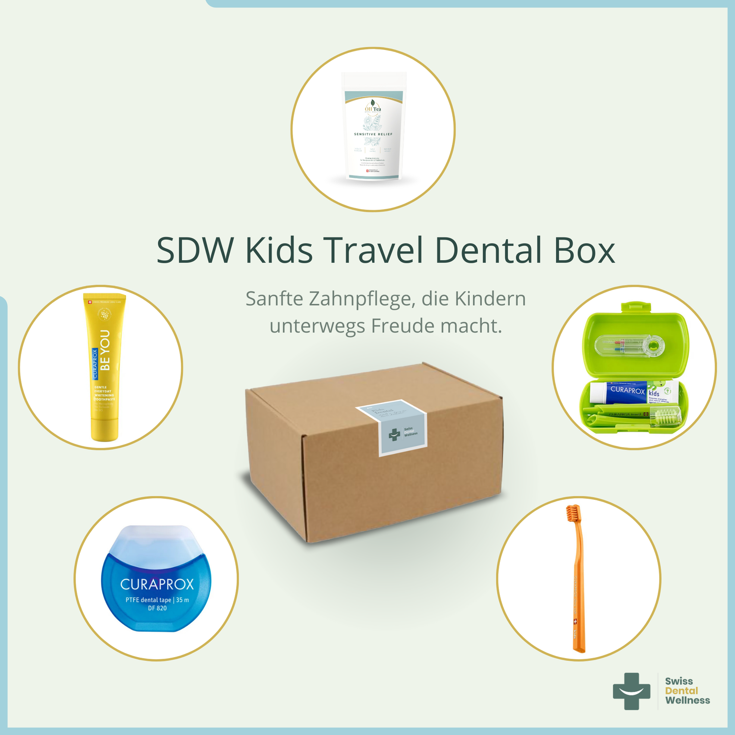SDW Kids Travel Dental Box – Pflege & Spass für unterwegs