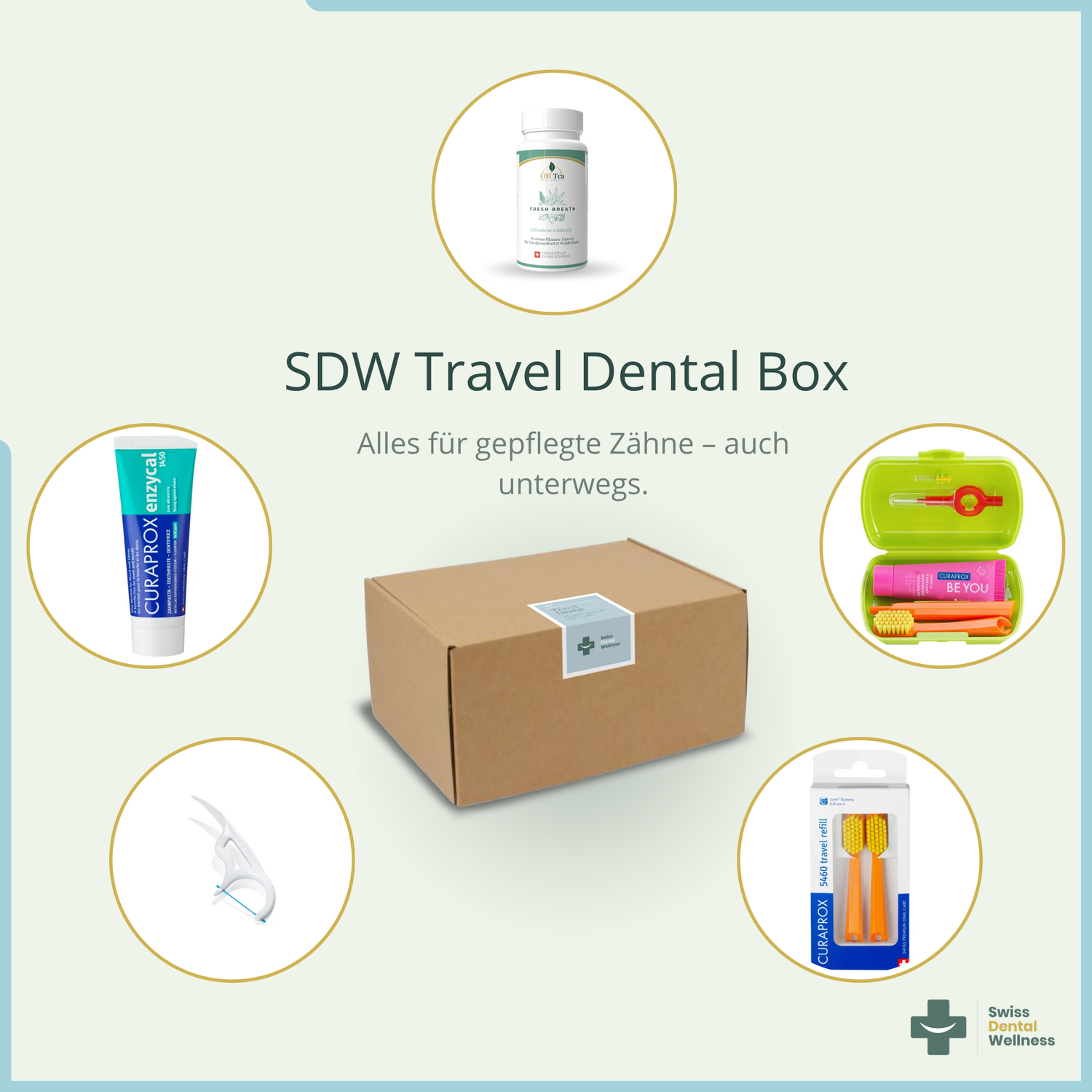 SDW Travel Dental Box – Kompakt & Effizient für Erwachsene