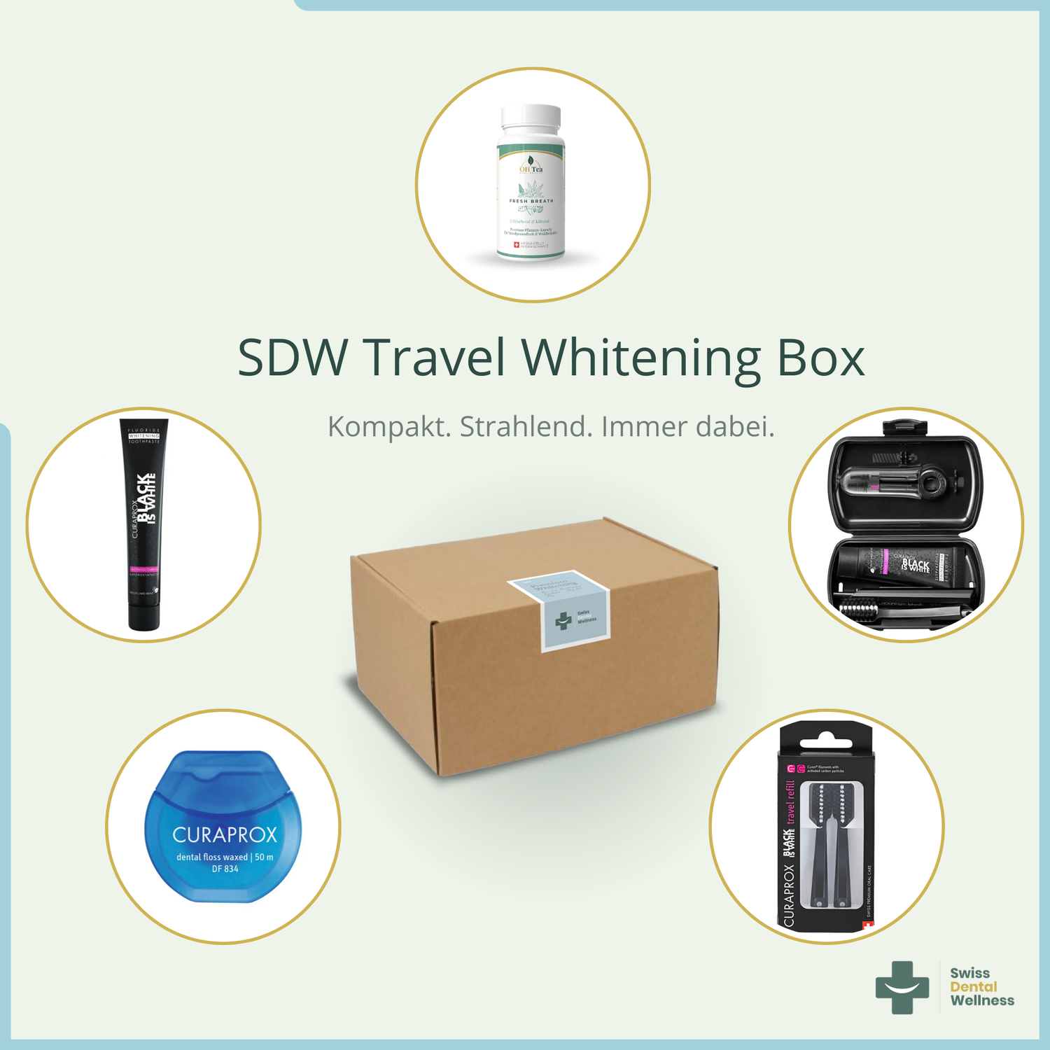 SDW Travel Whitening Box – Strahlendes Lächeln unterwegs