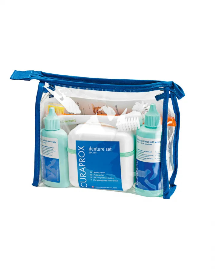 Curaprox BDC 190 – Professionelles Pflege-Set für Prothesen & Zahnspangen