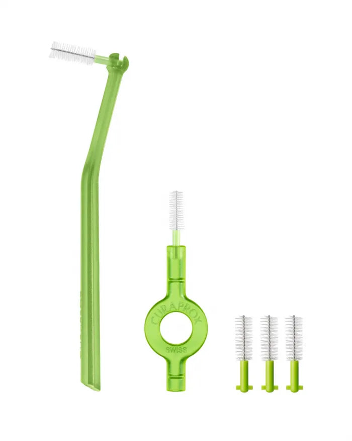 Curaprox CPS 011 Prime Start mit UHS 409 + 470 Halter grün