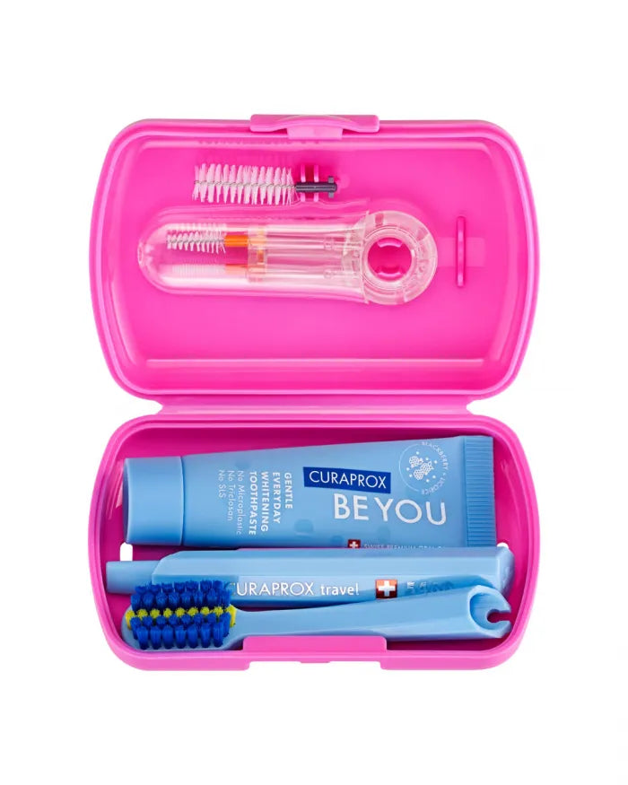 Curaprox Ortho Travel Set Rosa