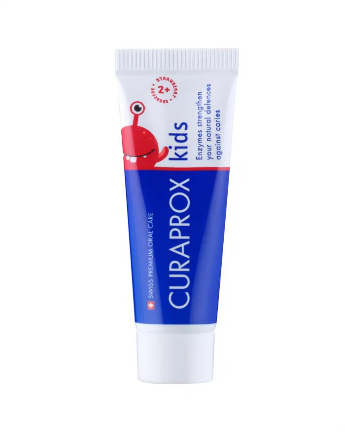 Curaprox Kids Zahnpasta Erdbeere ab 2 Jahren – 10 ml